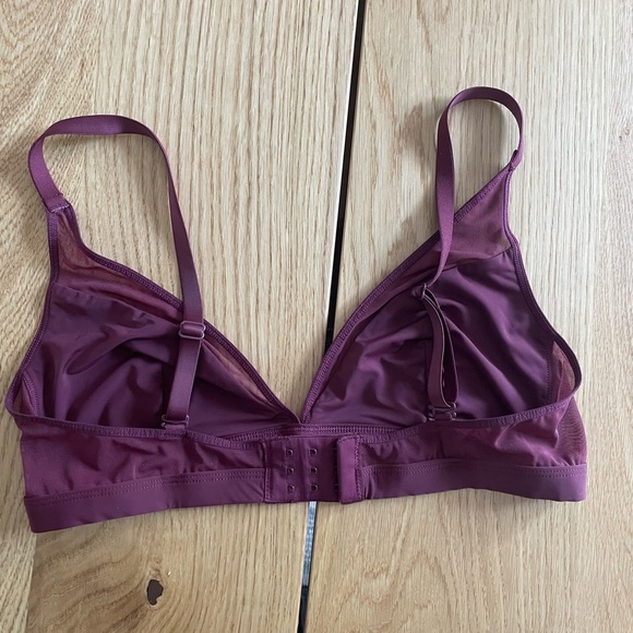 Parade maroon mesh lightweight bralette medium - Picture 5 of 5